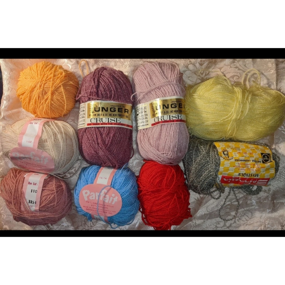 Parfait/Unger Vintage Yarn Lot